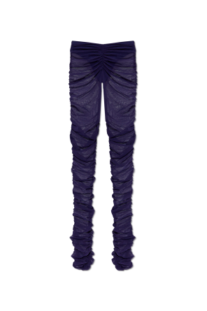オールインワン・サロペット The Attico Fitted Purple Dress With Rubberised Logo Detail Reversible colorblocked midi dress in purple - The Attico
